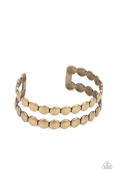 Paparazzi Bracelet - On The Spot Shimmer - Brass