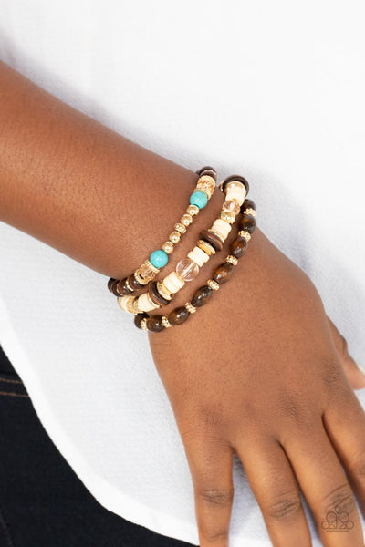 Paparazzi Bracelet - Belongs In The Wild - Gold