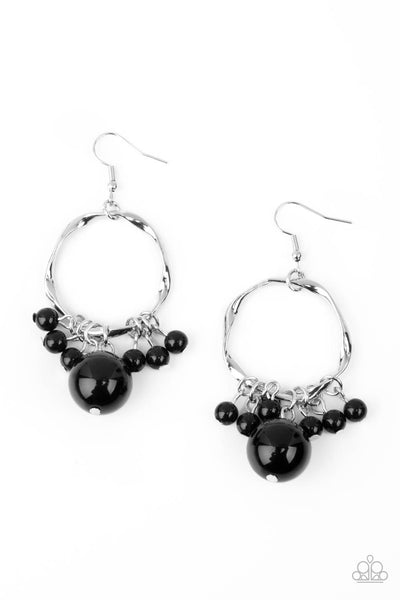 Paparazzi Earring - Delectably Diva - Black