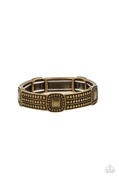 Paparazzi Bracelet - Rustic Redux - Brass