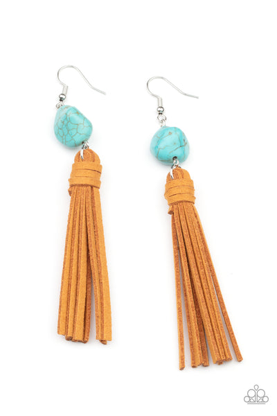 Paparazzi Earring - All-Natural Allure - Blue