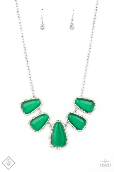Paparazzi Necklace - Newport Princess - Green