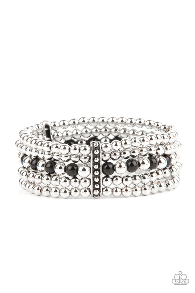 Paparazzi Bracelet - Gloss Over The Details - Black