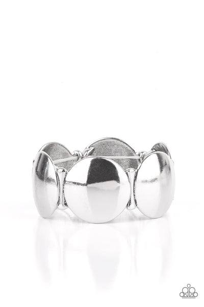 Paparazzi Bracelet - Going, Going, GONG! - Silver