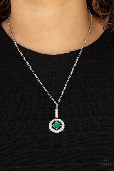 Paparazzi Necklace - Springtime Twinkle - Green