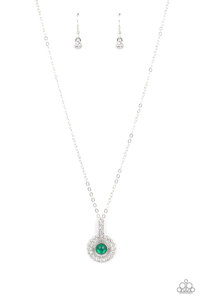Paparazzi Necklace - Springtime Twinkle - Green