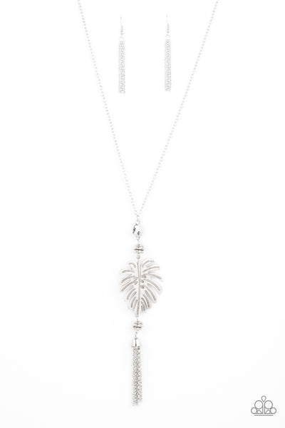 Paparazzi Necklace - Paparazzi Necklace - Palm Promenade - Silver