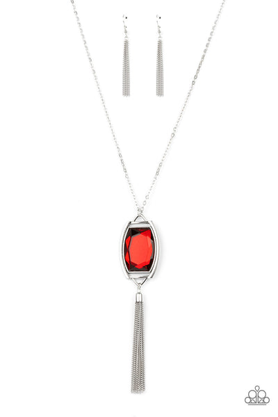 Paparazzi Necklace - Timeless Talisman - Red