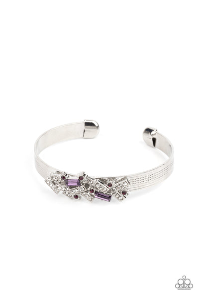 Paparazzi Bracelet - A Chic Clique - Purple