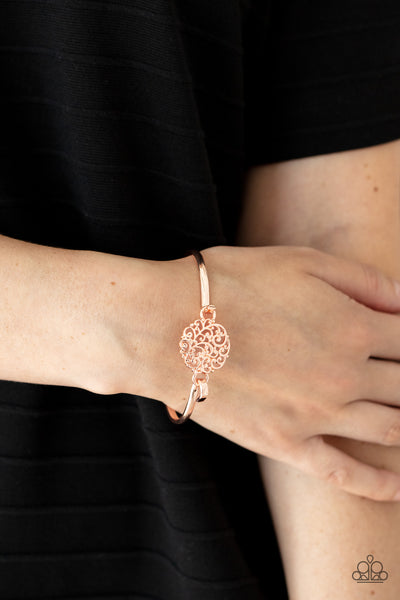 Paparazzi Bracelet - Filigree Fiesta - Rose Gold