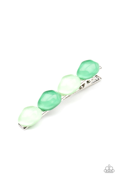 PH - Bubbly Reflections - Green Bobby Pin
