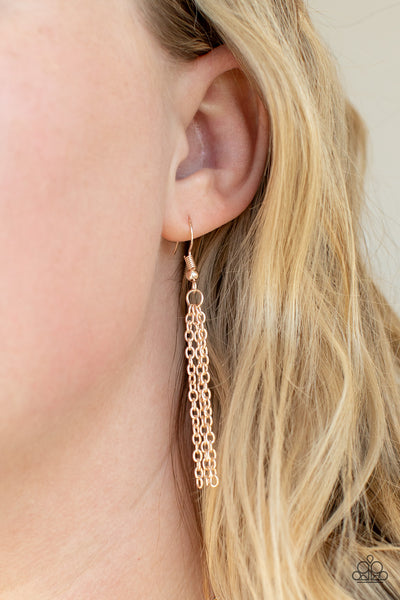 Paparazzi Necklace - The Cool Mom - Rose Gold
