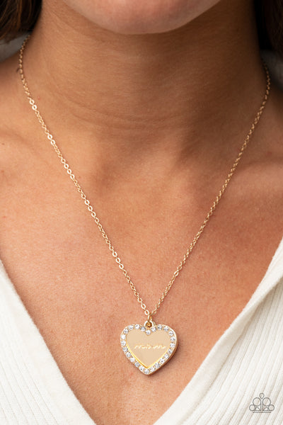 Paparazzi Necklace - The Real Boss - Gold