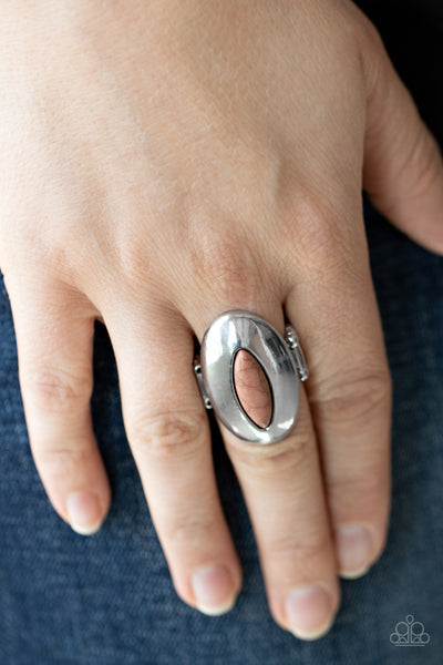 Paparazzi Ring - Mesmerizing BLAZE - Brown