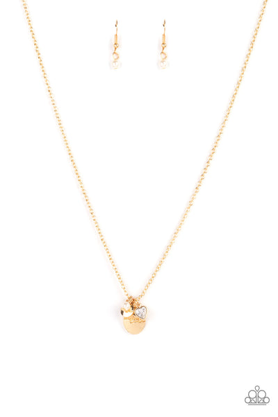 Paparazzi Necklace - Super Mom - Gold