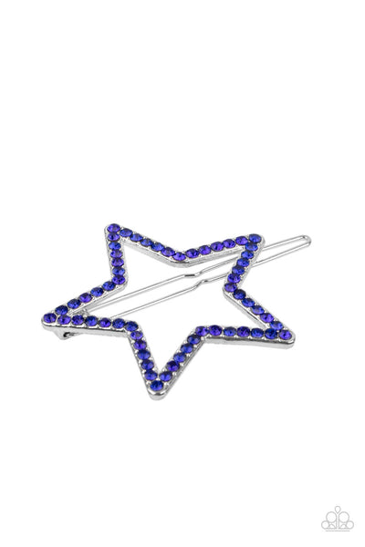 Paparazzi Hair Accessory - Stellar Standout - Blue