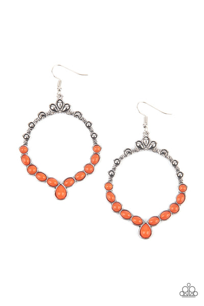 Paparazzi Earring - Thai Treasures - Orange