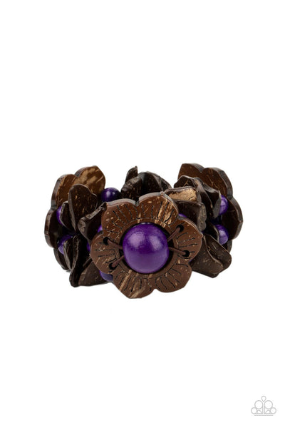 Paparazzi Bracelet - Mediterranean Mangrove - Purple