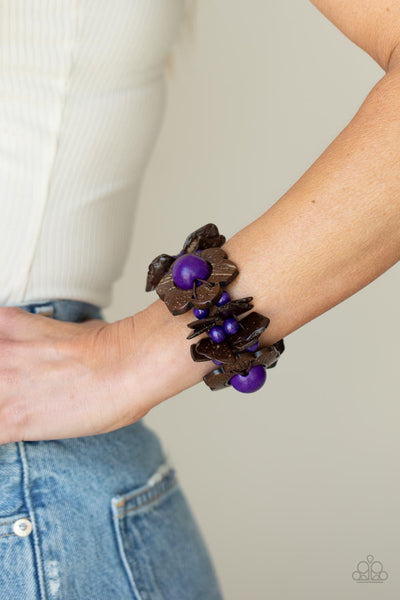 Paparazzi Bracelet - Mediterranean Mangrove - Purple
