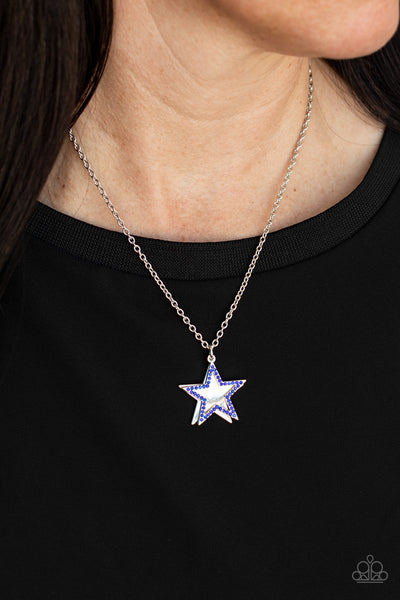 Paparazzi Necklace - American Anthem - Blue