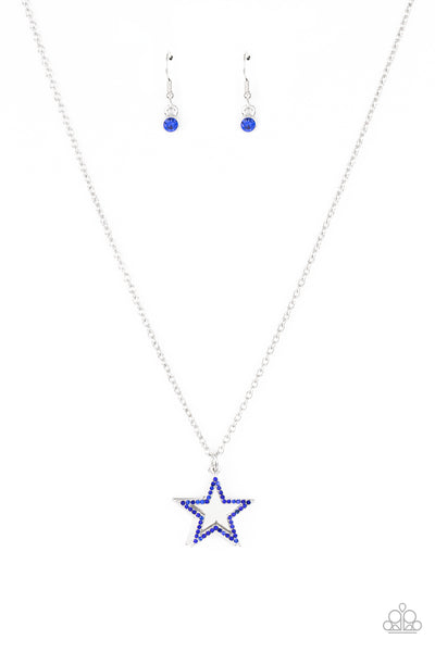 Paparazzi Necklace - American Anthem - Blue