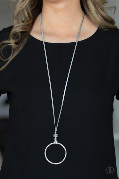 Paparazzi Necklace - BLING Into Focus - Silver