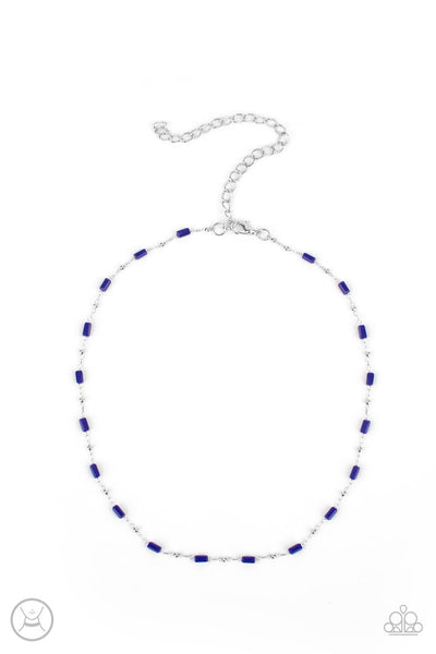 Paparazzi Necklace - Urban Expo - Blue Choker
