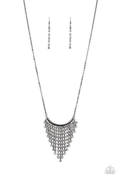 Paparazzi Necklace - Glitter Bomb - Black