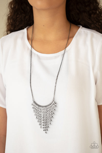 Paparazzi Necklace - Glitter Bomb - Black