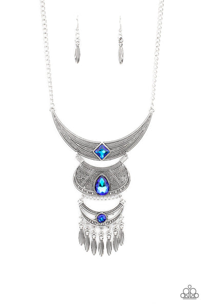 Paparazzi Necklace - Lunar Enchantment - Blue