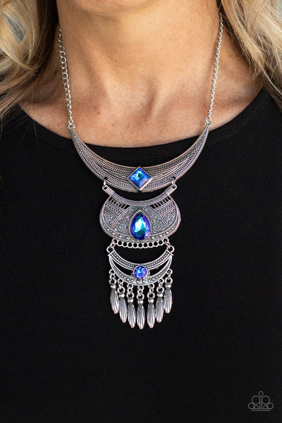 Paparazzi Necklace - Lunar Enchantment - Blue
