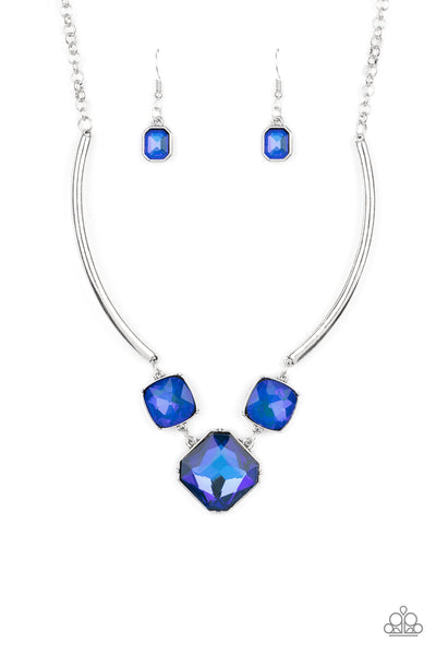 Paparazzi Necklace - Divine IRIDESCENCE - Blue