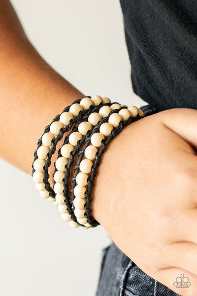 Paparazzi Bracelet - Pine Paradise - White Urban Wrap