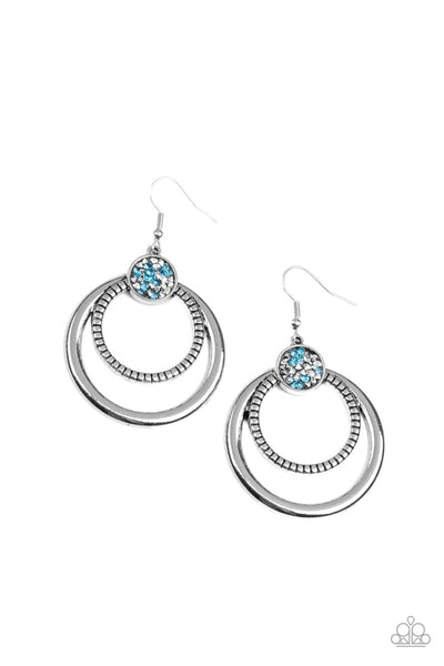 Paparazzi Earring - Spun Out Opulence - Blue