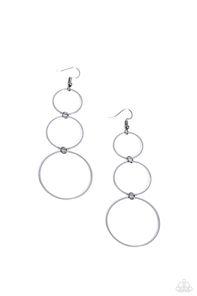 Paparazzi Earring - Urban Ozone - Black