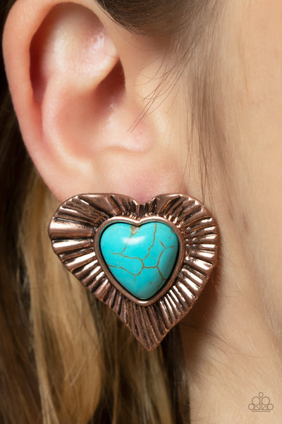 Paparazzi Necklace - Rustic Romance - Copper