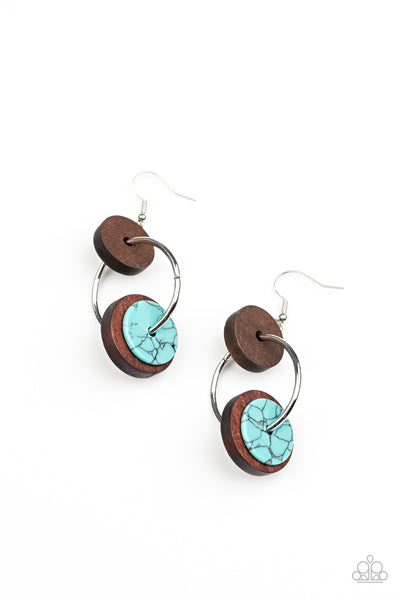 Paparazzi Earring - Artisanal Aesthetic - Blue