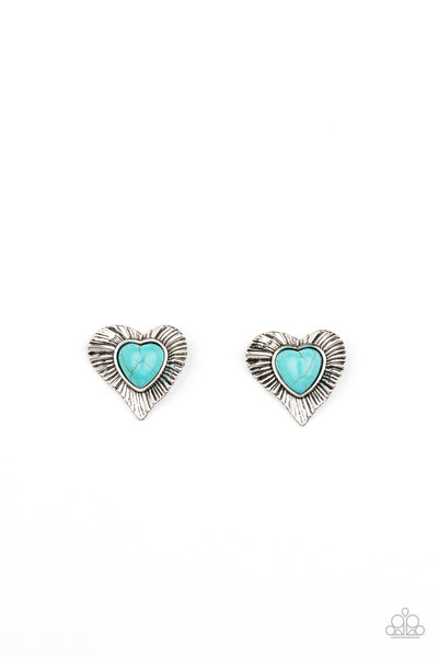 Paparazzi Earring - Rustic Romance - Blue