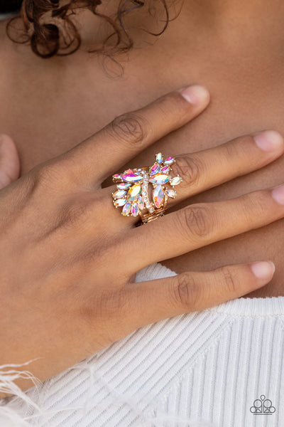 Paparazzi Ring - Flauntable Flare - Gold