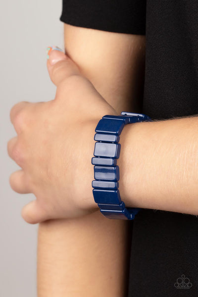 Paparazzi Bracelet - In Plain SIGHTSEER - Blue