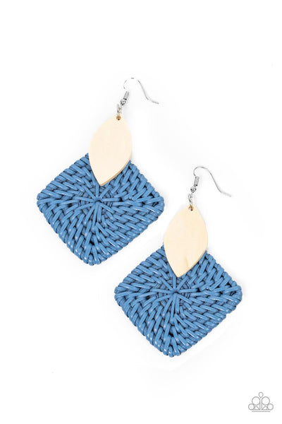 Paparazzi Earring - Sabbatical WEAVE - Blue