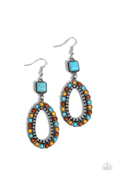 Paparazzi Earring - Napa Valley Luxe - Multi