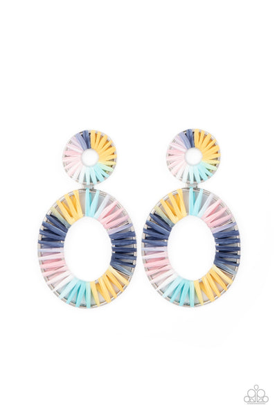 Paparazzi Earrings - Foxy Flamenco - Multi