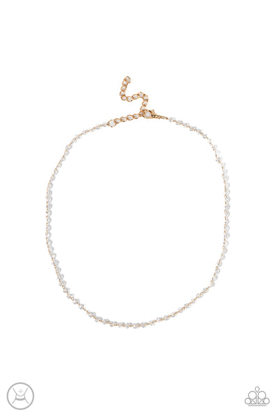 Paparazzi Necklace - Mini MVP - Gold Choker