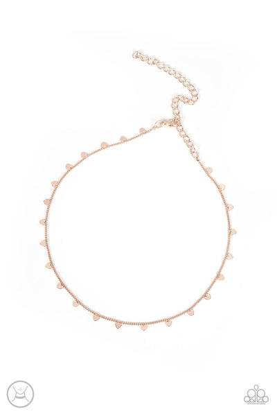 Paparazzi Necklace - Cupids Cutest Valentine - Rose Gold