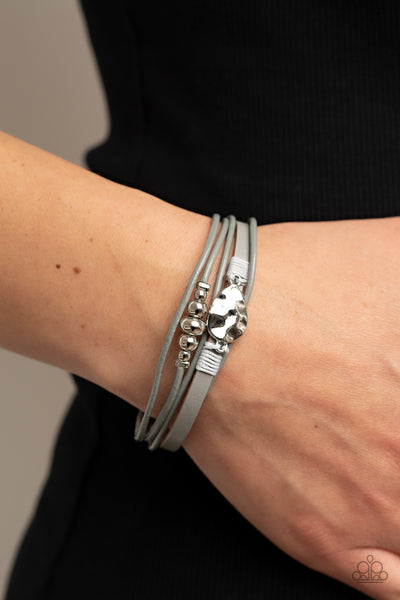 Paparazzi Bracelet - Tahoe Tourist - Silver