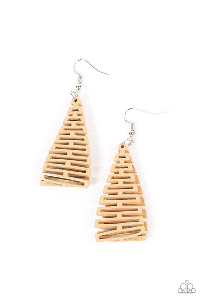 Paparazzi Earring - Urban Delirium - Brown