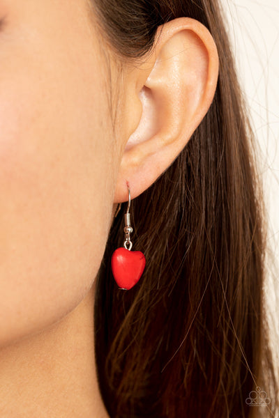 Paparazzi Necklace - Wholeheartedly Whimsical - Red