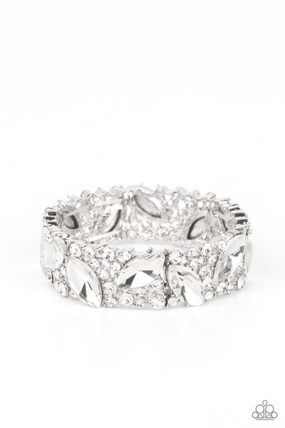 Paparazzi Bracelet - Full Body Chills - White