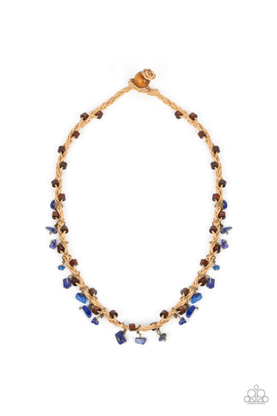 Paparazzi Necklace - Canyon Voyage - Blue